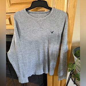 American Eagle Outfitters Gray Crewneck Sweater